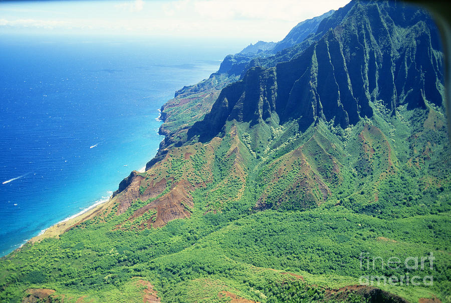 Kalalau Valley Cliffs Photograph by William Waterfall - Printscapes