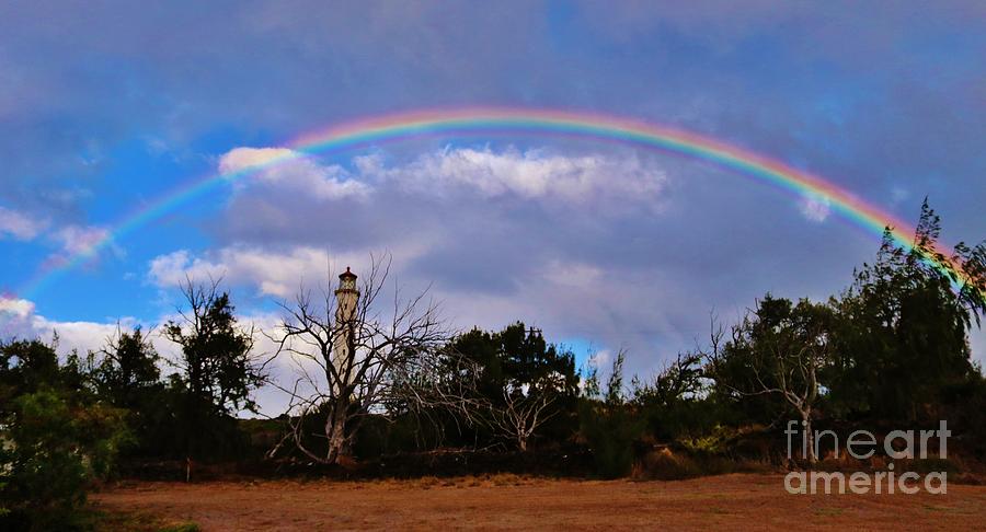 Kalaupapa Light Rainbow Photograph by Craig Wood