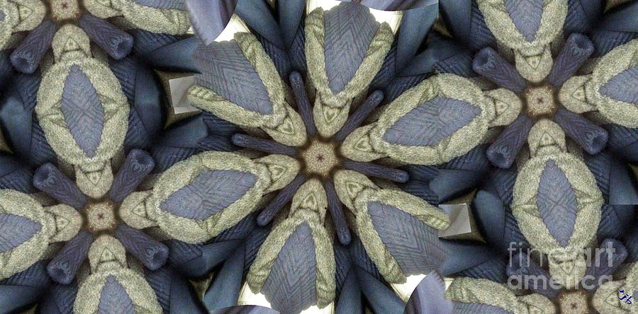 Abstract Pattern Photograph - Kaleidoscollage by Ronald Bissett
