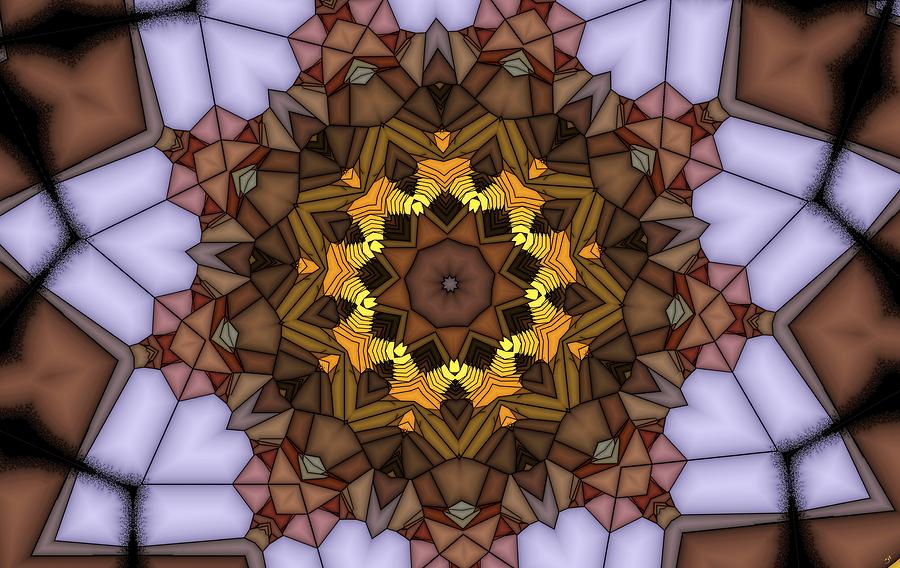 Kaleidoscope 116 Digital Art by Ronald Bissett