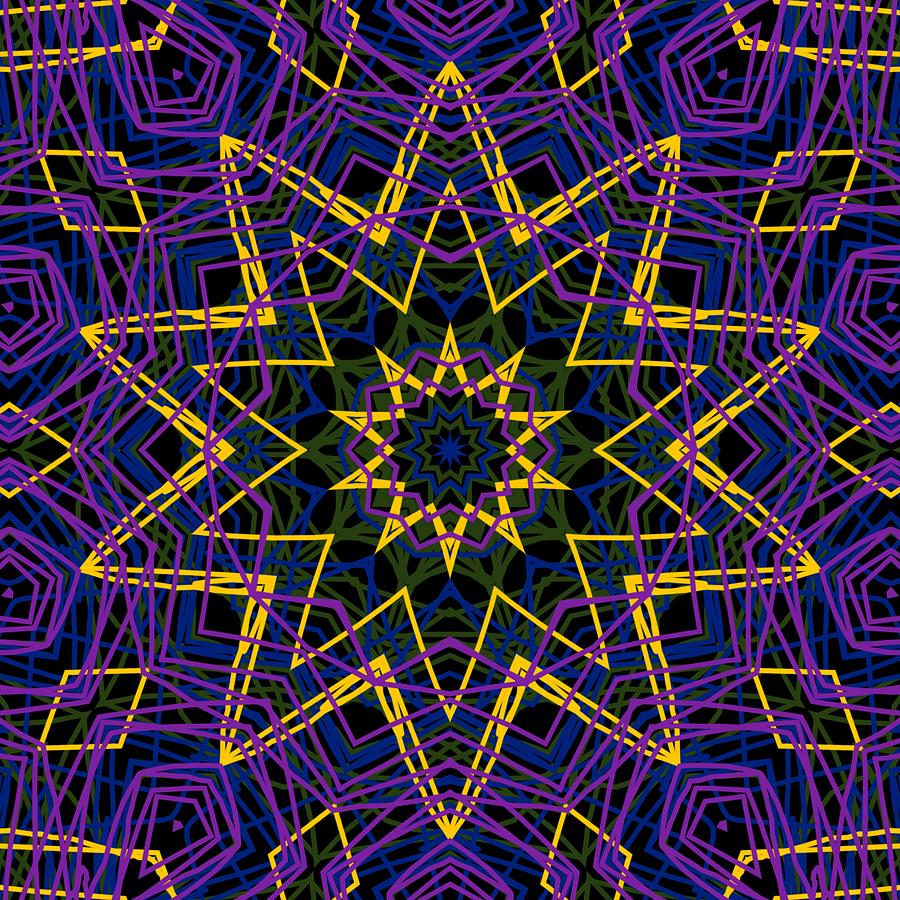 Kaleidoscope 409 by Kristalin Davis Digital Art by Kristalin Davis