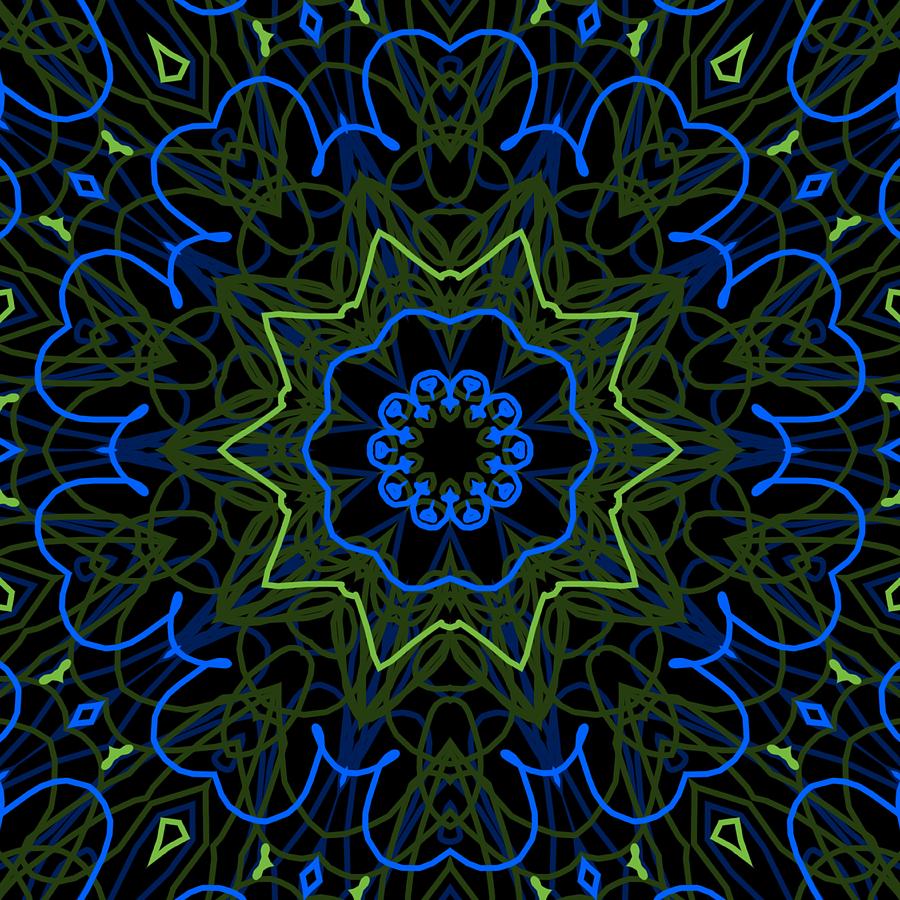 Kaleidoscope 442 by Kristalin Davis Digital Art by Kristalin Davis