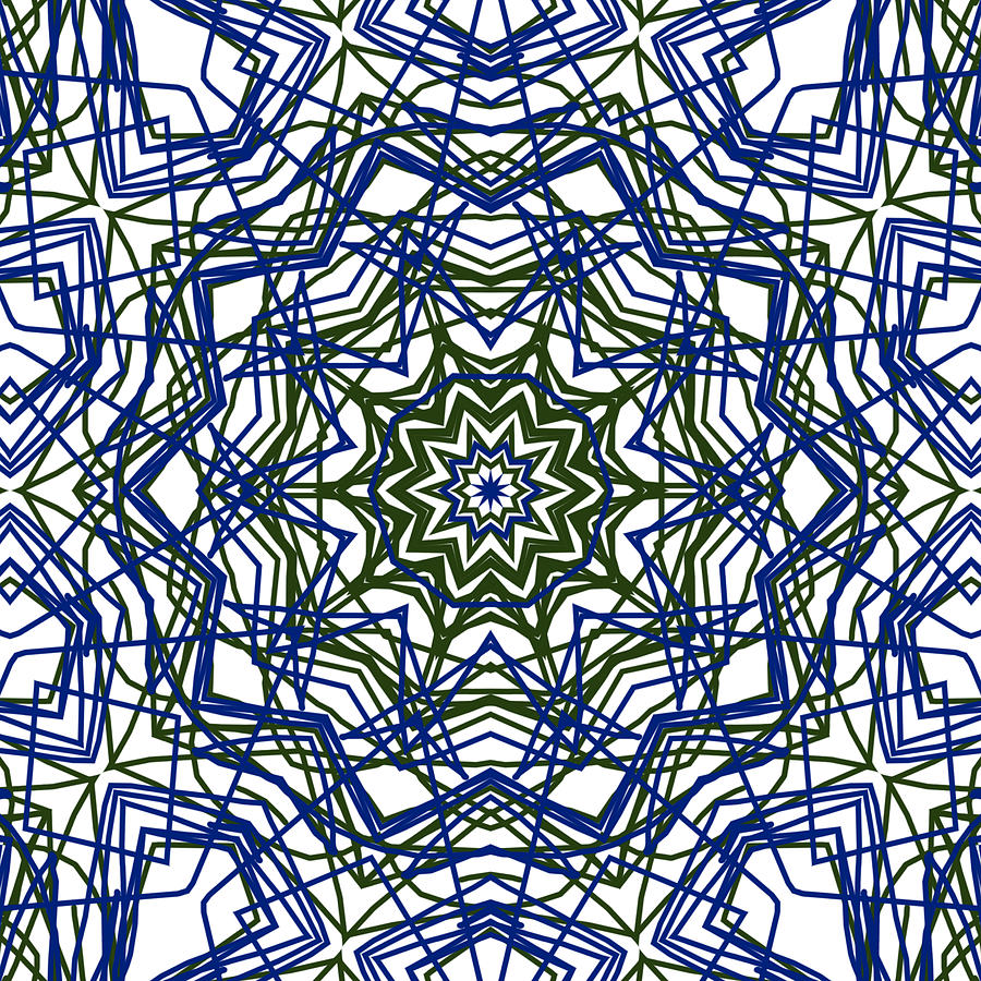 Kaleidoscope 706 by Kristalin Davis Digital Art by Kristalin Davis