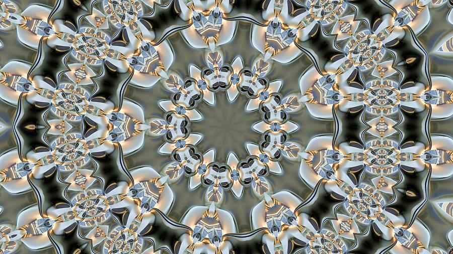 Pattern Digital Art - Kaleidoscope 83 by Ronald Bissett