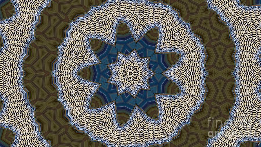Kaleidoscope Digital Art - Kaleidoscope 87 by Ron Bissett