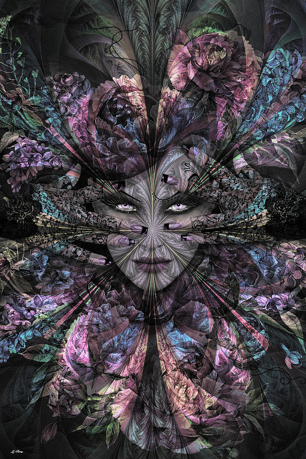 Fantasy Mixed Media - Kaleidoscope Beauty by Gayle Berry