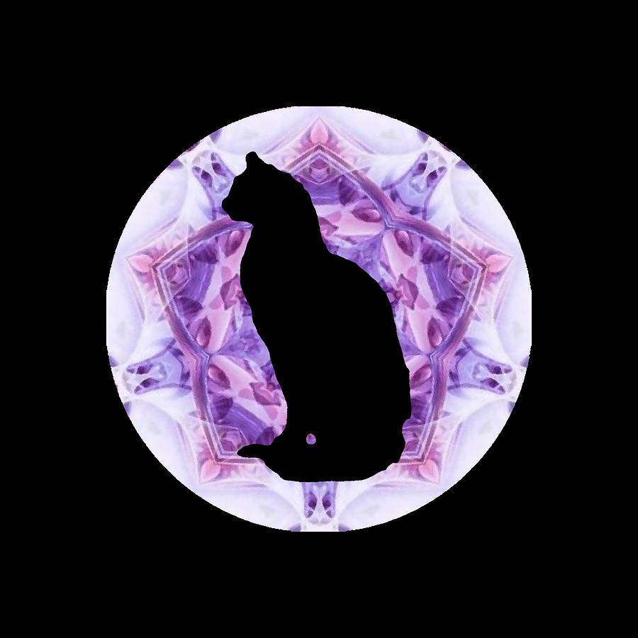Kaleidoscope Cat Silhouette by Deleas Kilgore Kaleidoscope Cat Silhouette by Deleas Kilgore