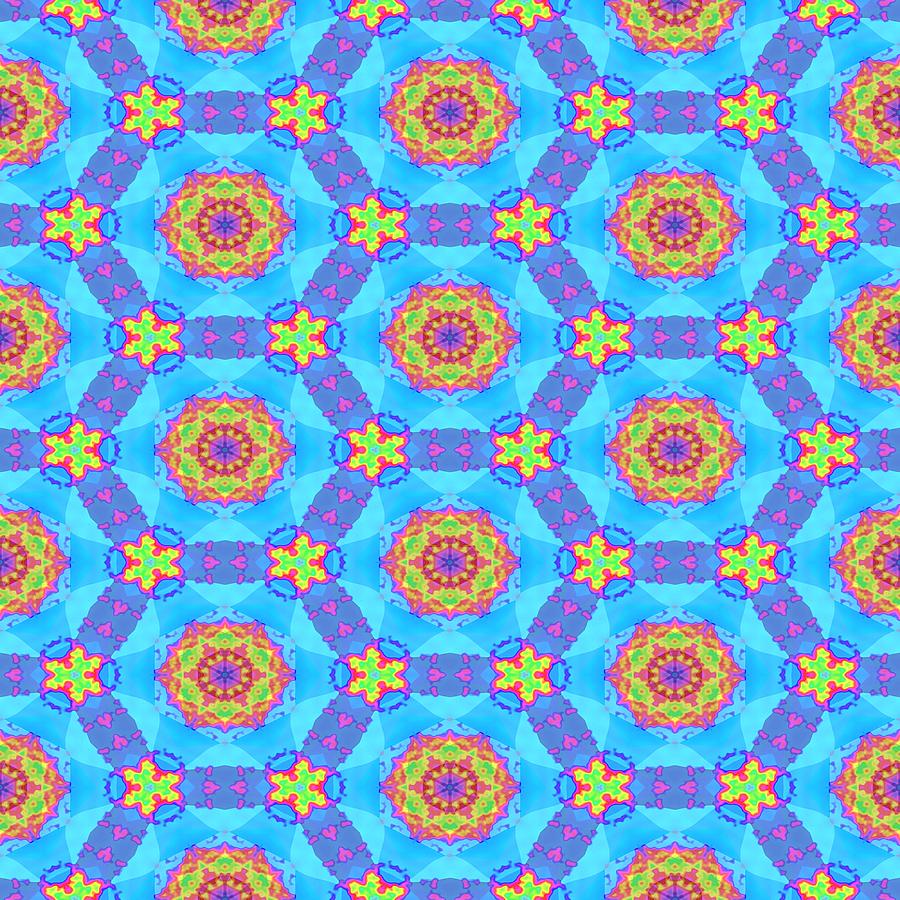 Kaleidoscope Colors Background Digital Art