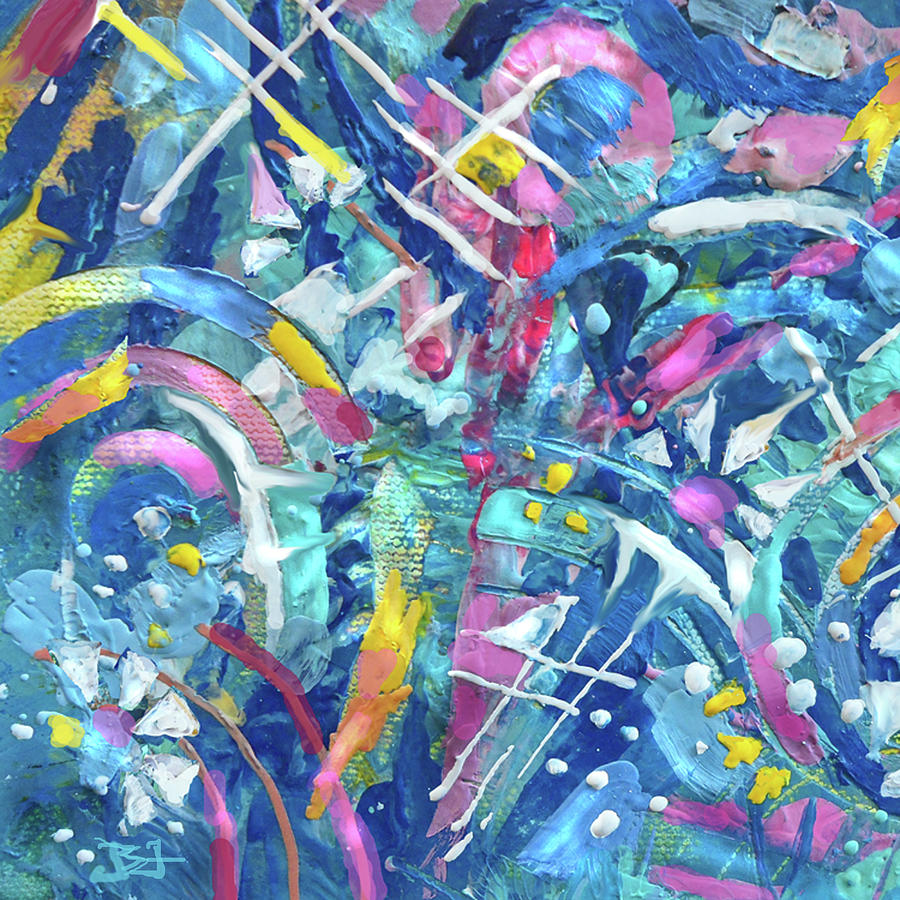 Kaleidoscope Painting by Jean Batzell Fitzgerald