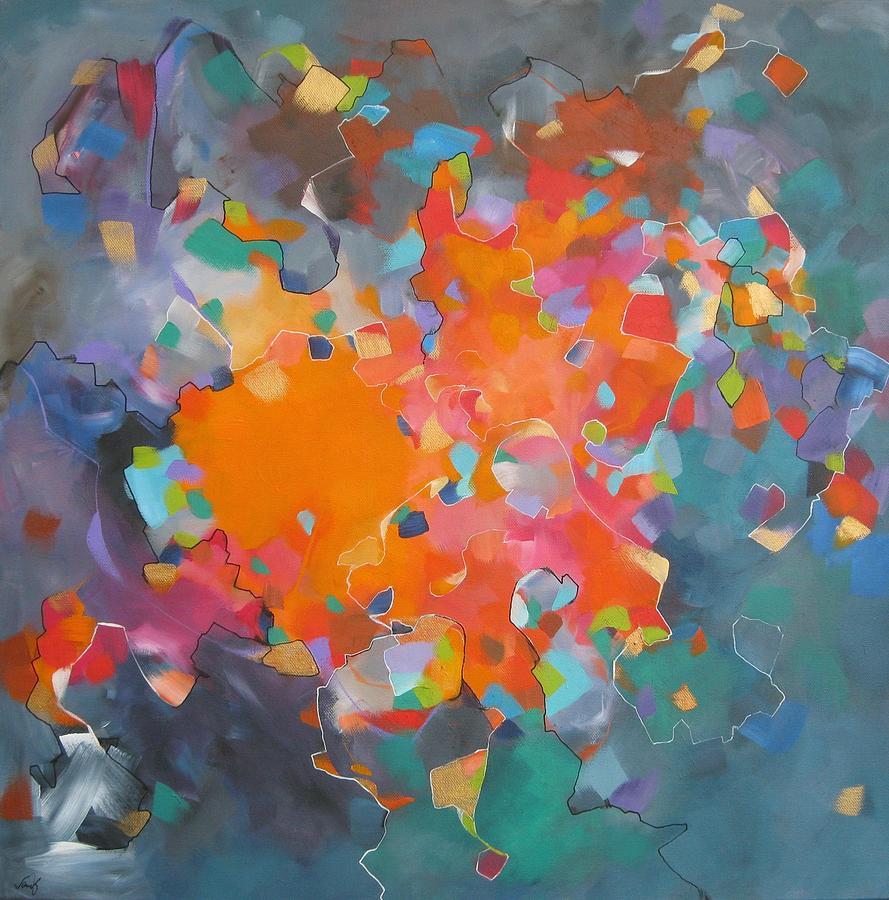 Abstract Painting - Kaleidoscope of Colour by Jeni Bump