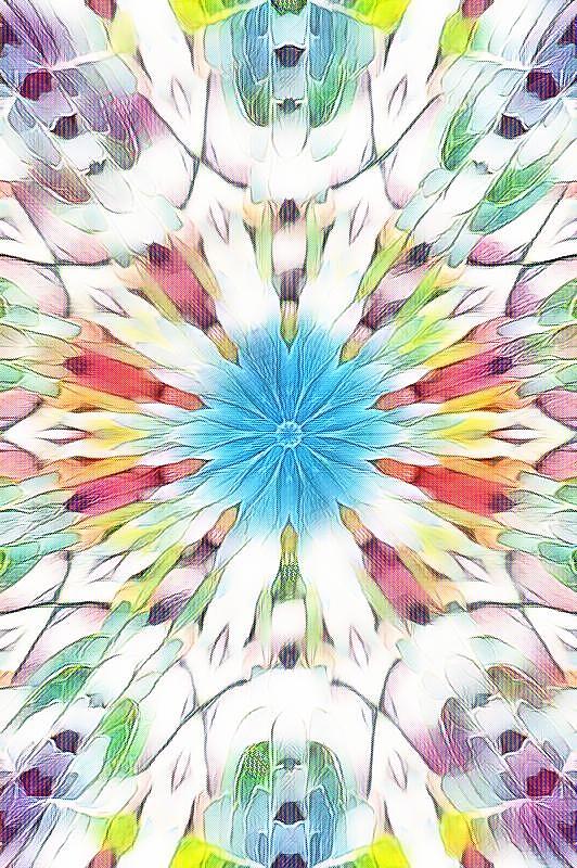 Kaleidoscope Pastel Digital Art
