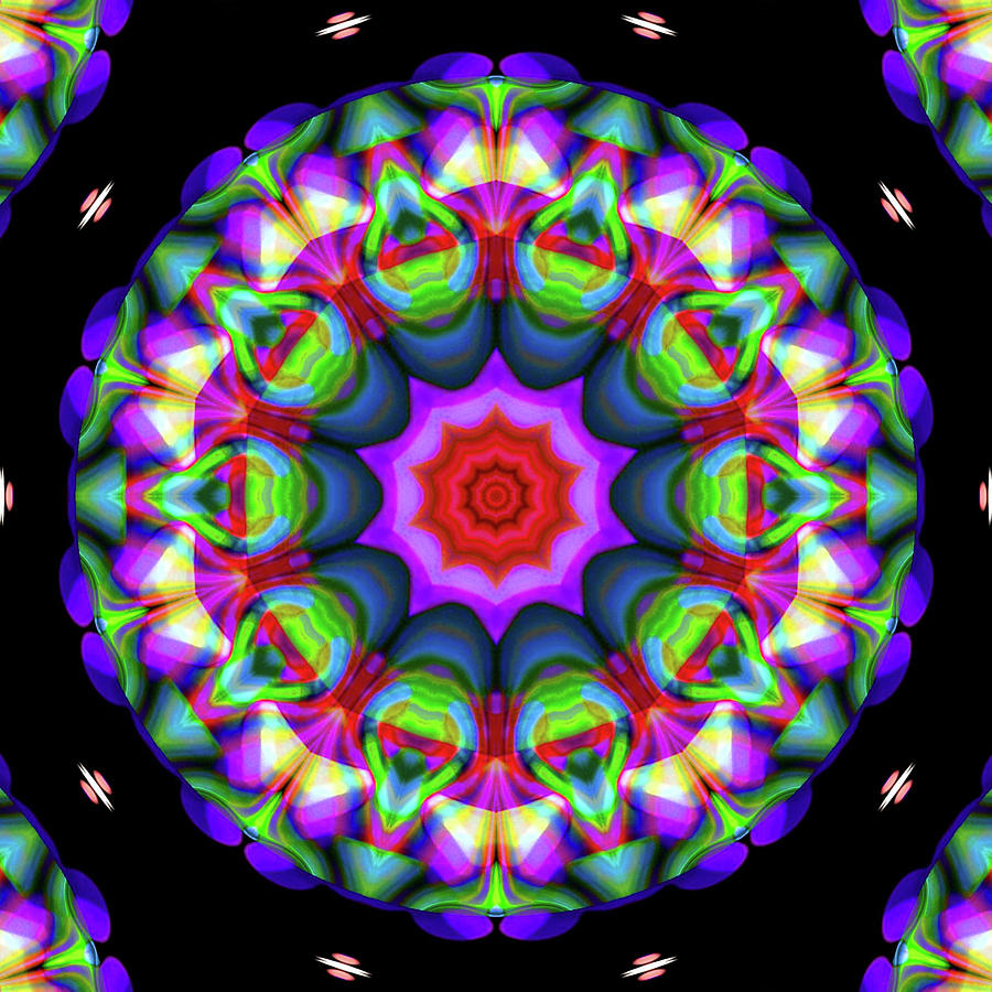 Kaleidoscope-Series Art-Image 4-3 Digital Art by Mike Breau