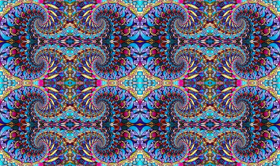 Kaleidoscope wallpaper 11 Digital Art by Megan Walsh