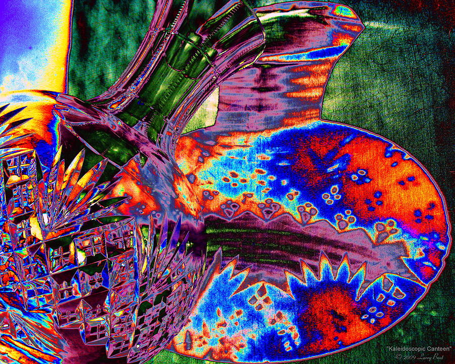 Kaleidoscopic Canteen Digital Art by Larry Beat