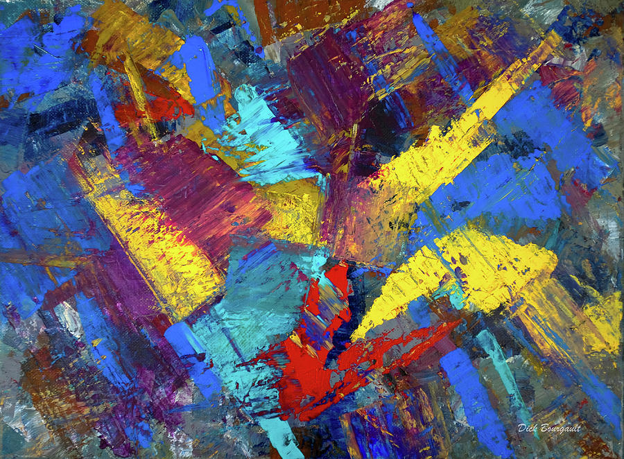Kaleidoscopic Painting by Dick Bourgault
