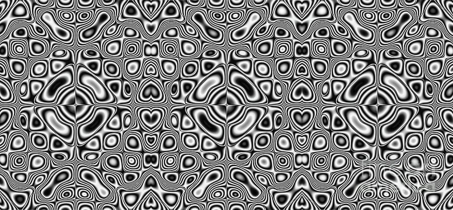 Kaleidoscopic pattern Digital Art by Michal Boubin