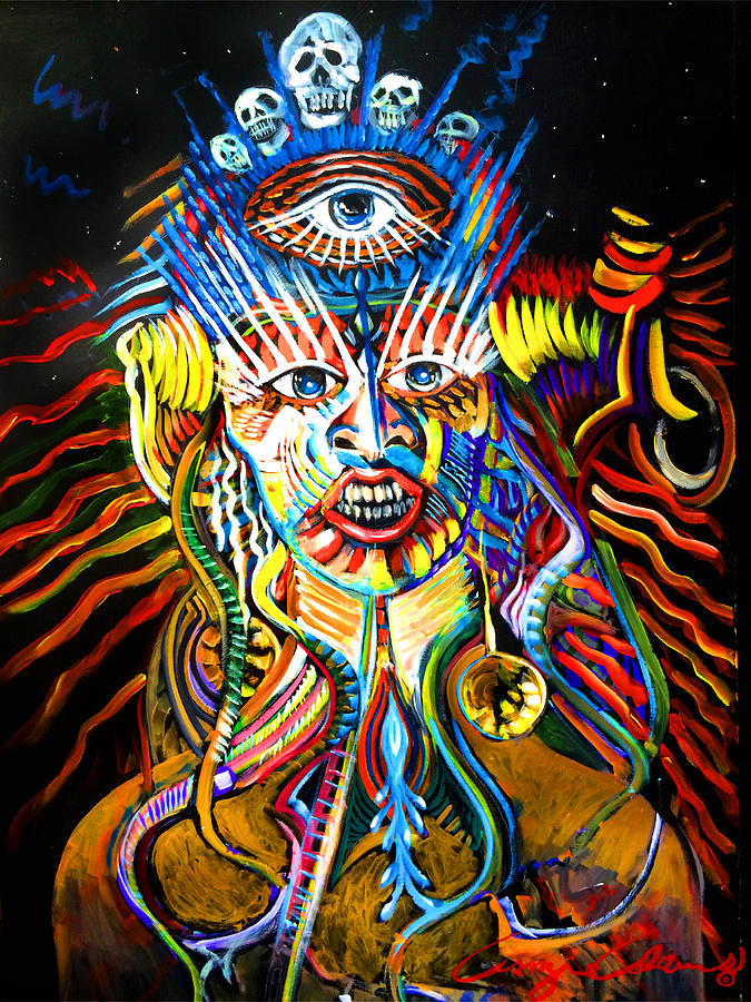 Kali Painting by Amzie Adams