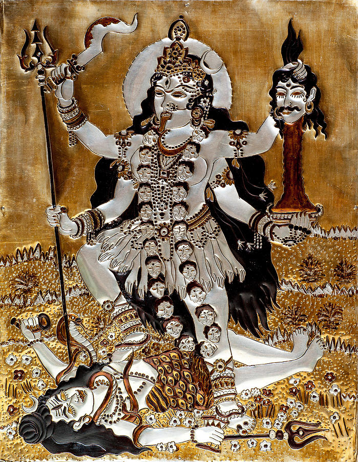 Kali Painting - Kali by Anannya Chowdhury