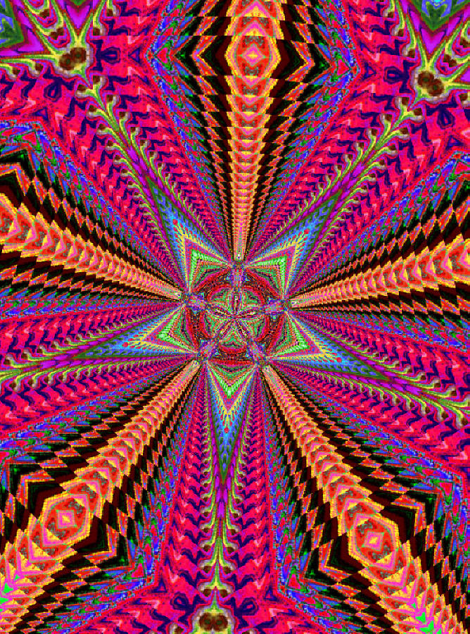 Kalidescope Digital Art by Elliot Vance - Fine Art America