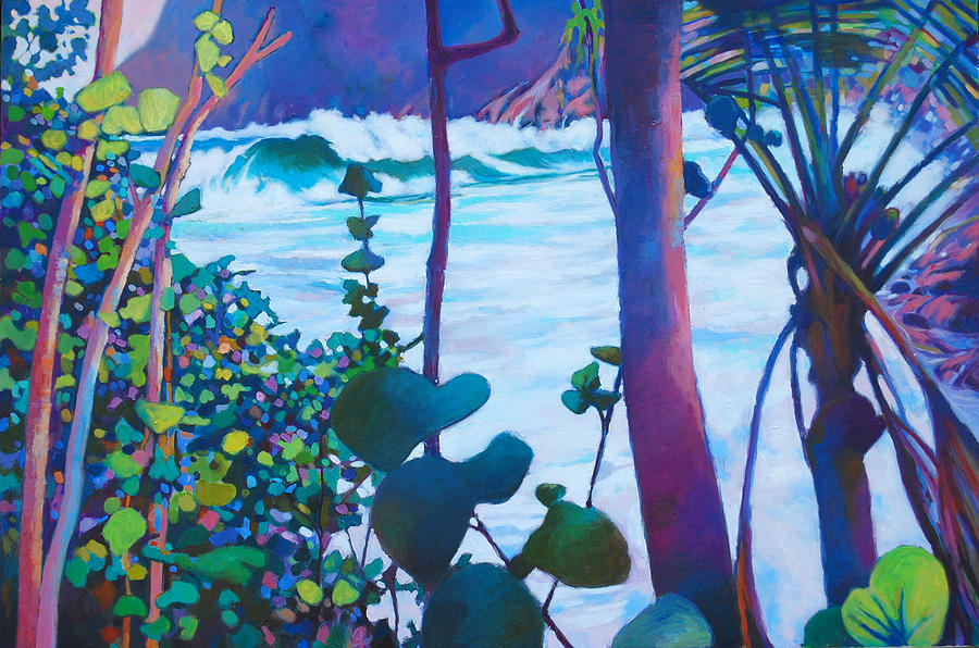 Tropical Painting - Kalinago Territory by Glenford John