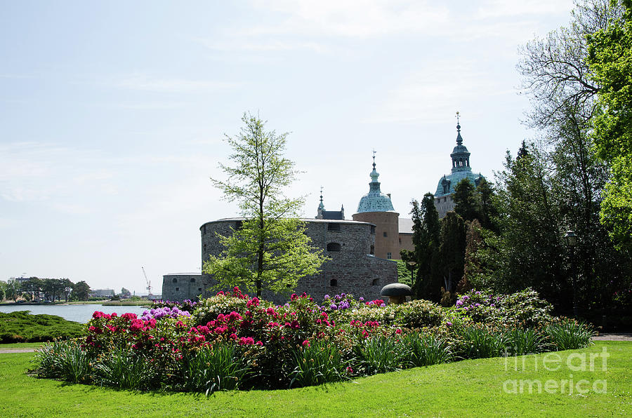 Architecture Photograph - Kalmar medieval castle by summer by Kennerth and Birgitta Kullman