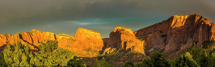 Kalob canyons Panoramic Photograph by Donald Pash