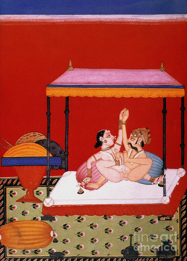 Kama Sutra Painting by Vatsyayana