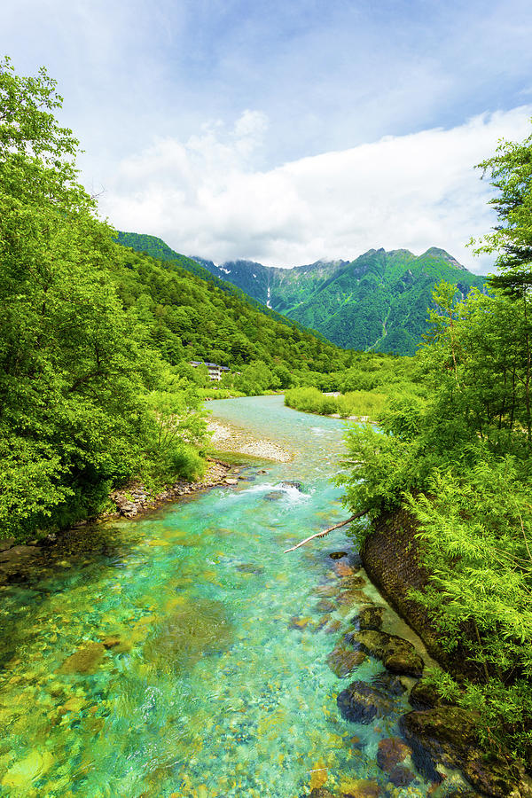 Kamikochi Azusa River Mount Hotaka Dake View Photograph by Pius Lee