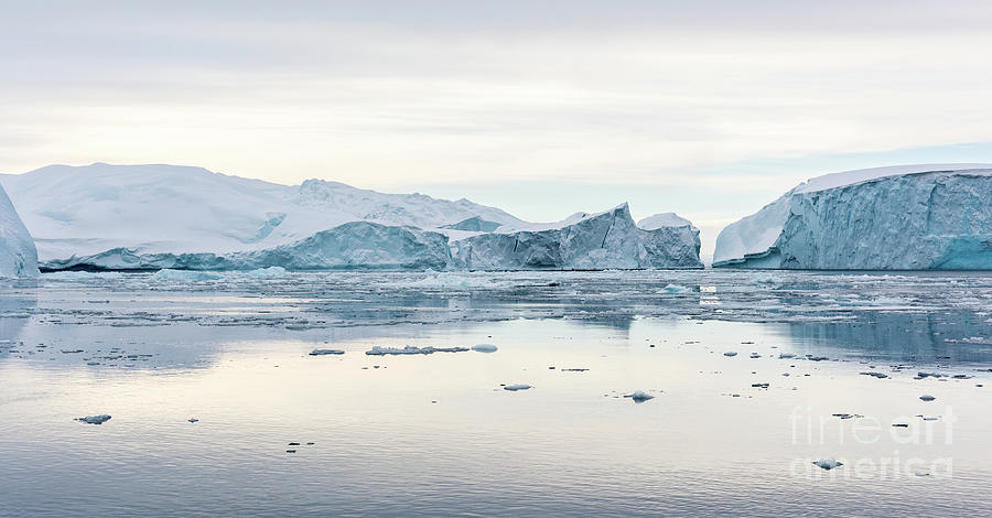 Kangia Icefjord Photograph by Janet Burdon