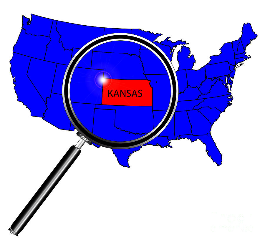 Kansas Digital Art By Bigalbaloo Stock Fine Art America