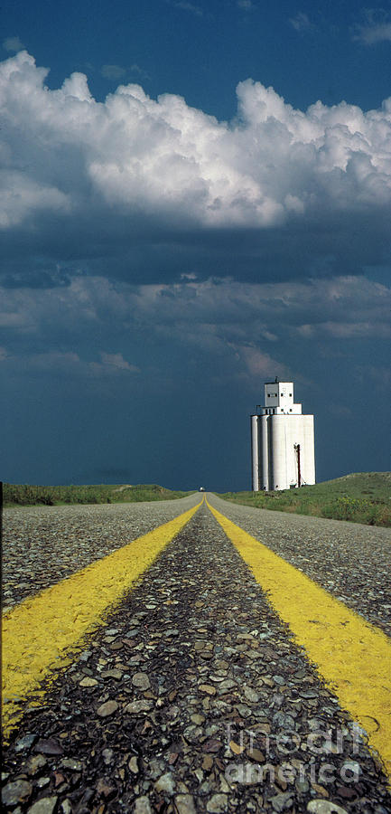 Kansas Blue Highway Panorama Photograph by Garry McMichael
