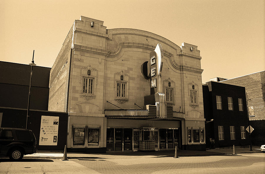 Kansas City - Gem Theater Sepia Photograph by Frank Romeo