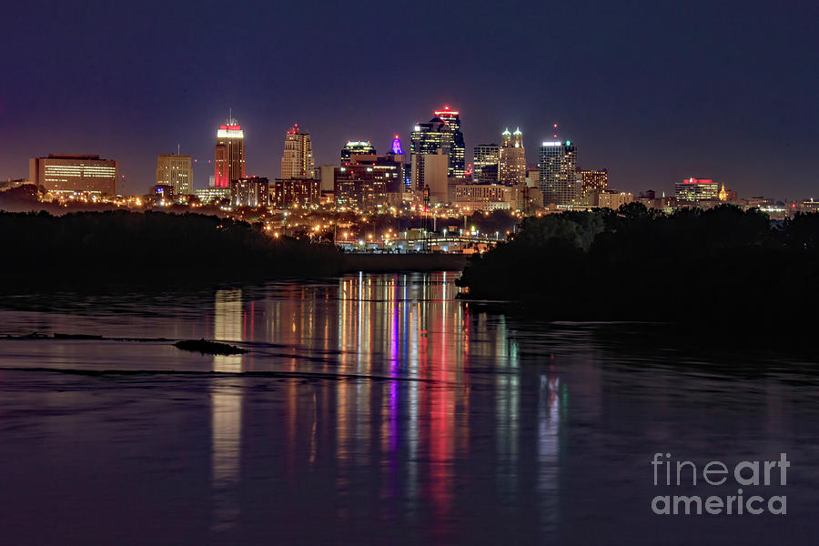 Kansas City Lights Photograph by Kevin Anderson