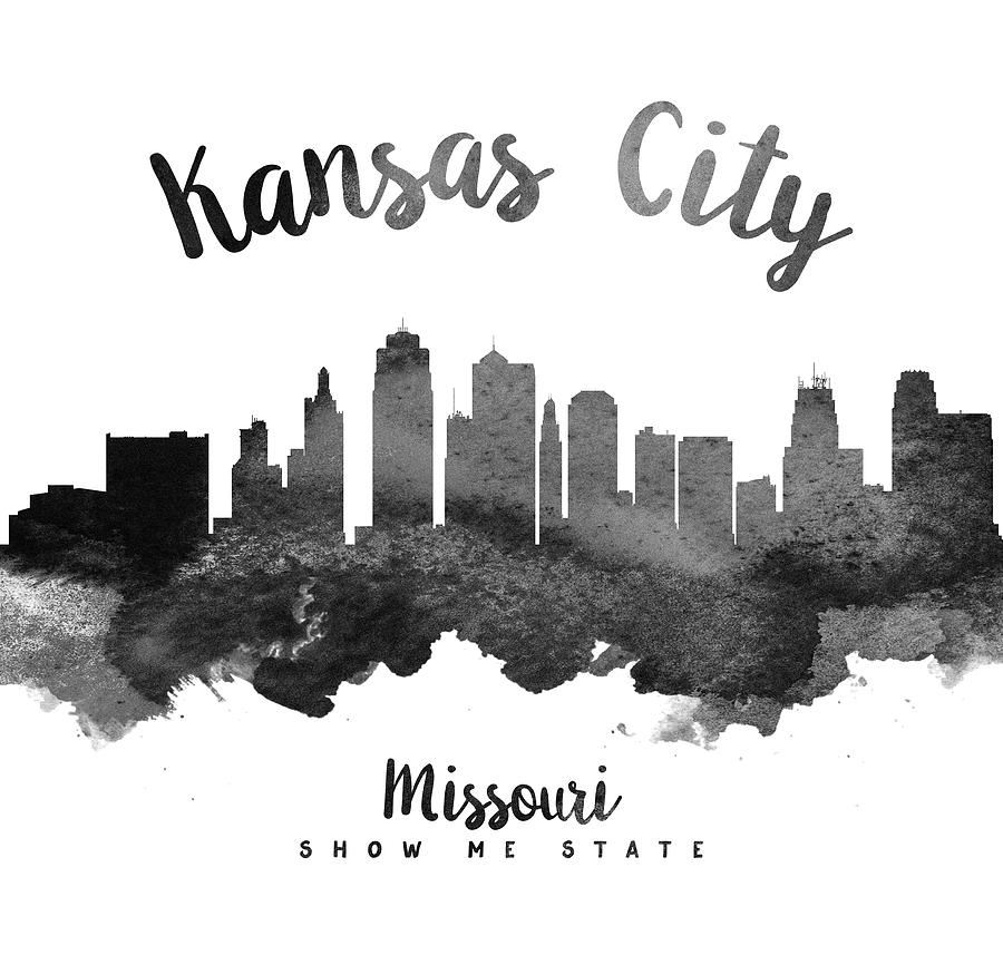 Kansas City Painting - Kansas City Missouri Skyline 18 by Aged Pixel