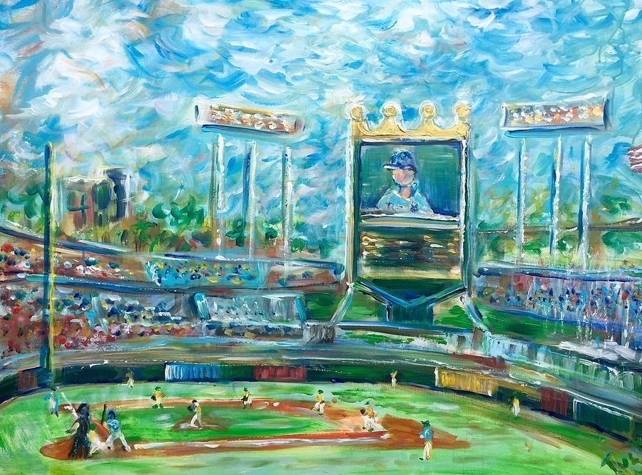 Kansas City Royals Painting - Kansas City Royals by Jim Tucker