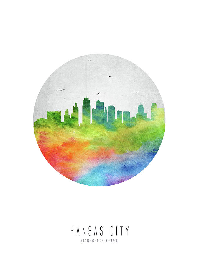Kansas City Skyline Usmokc20 Digital Art