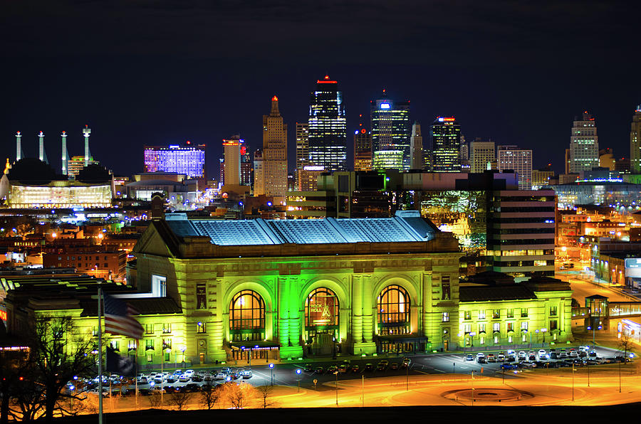 Kansas City Union Station Skyline Photograph by John Diebolt - Fine Art ...