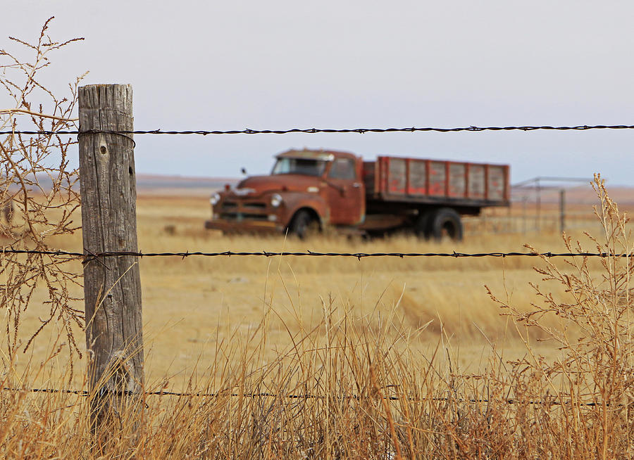 Kansas Farm Truck Photograph by Christopher McKenzie