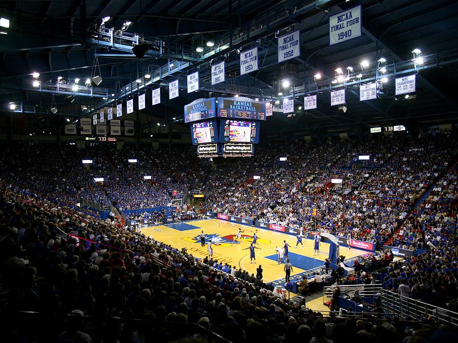 Kansas Jayhawks Allen Fieldhouse Photograph by Replay Photos