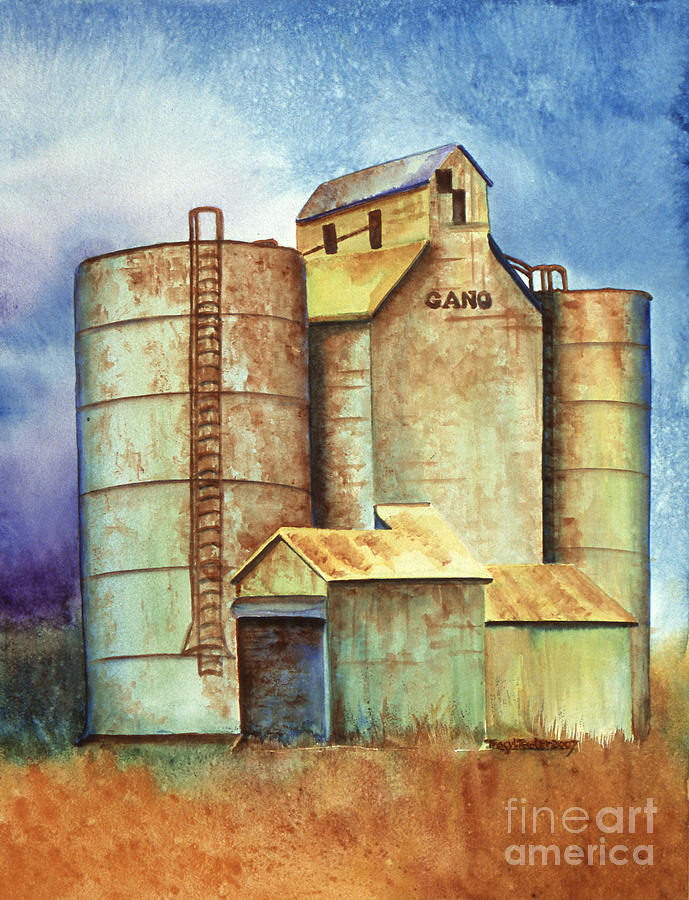 Gano Painting - Kansas Past by Tracy L Teeter 
