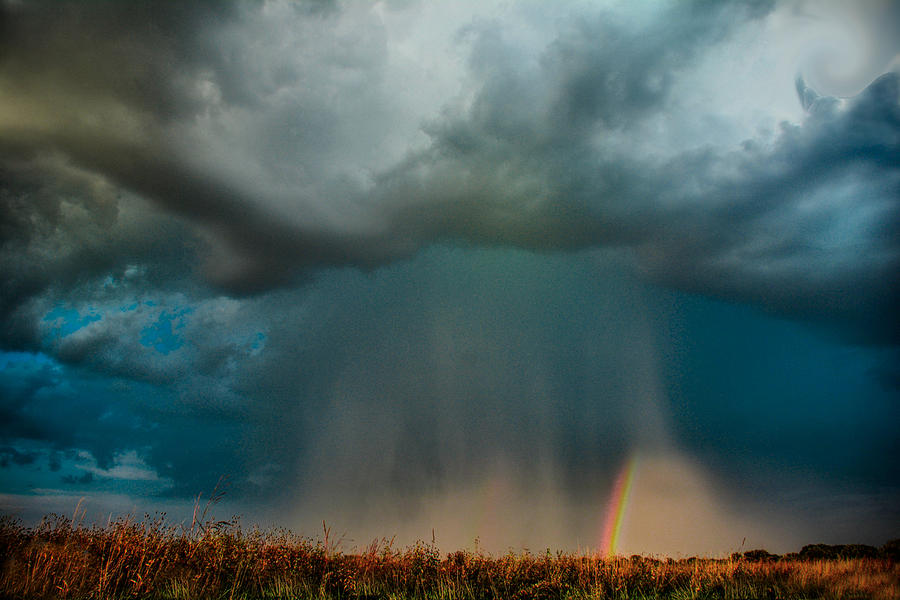 Kansas Rainbow Photograph by Abbie Loyd Kern