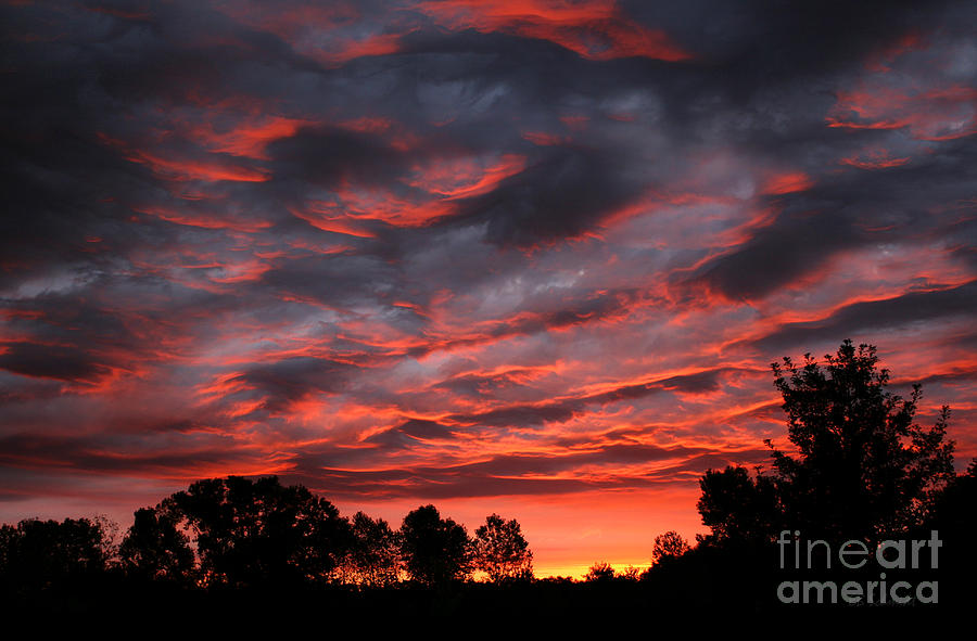 Kansas Sunrise Photograph by E B Schmidt
