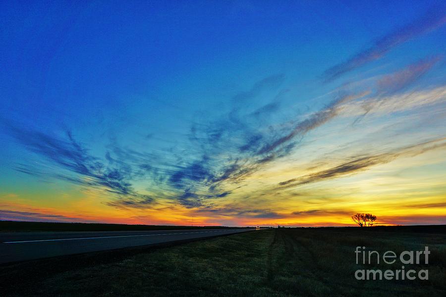 Kansas sunrise2 Photograph by Merle Grenz