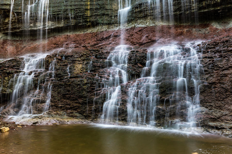 Kansas Waterfall 3 Photograph by Jay Stockhaus