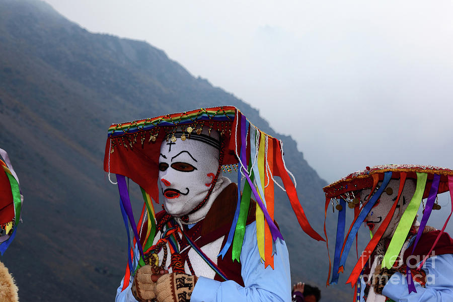 Kapac Qolla Dancers at Qoyllur Riti Festival Peru Photograph by James Brunker