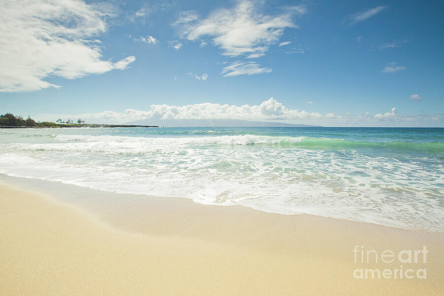 Beach Photograph - Kapalua Beach Maui Hawaii by Sharon Mau