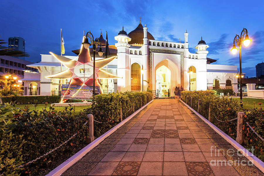 Kapitan mosque in Penang Photograph by Didier Marti