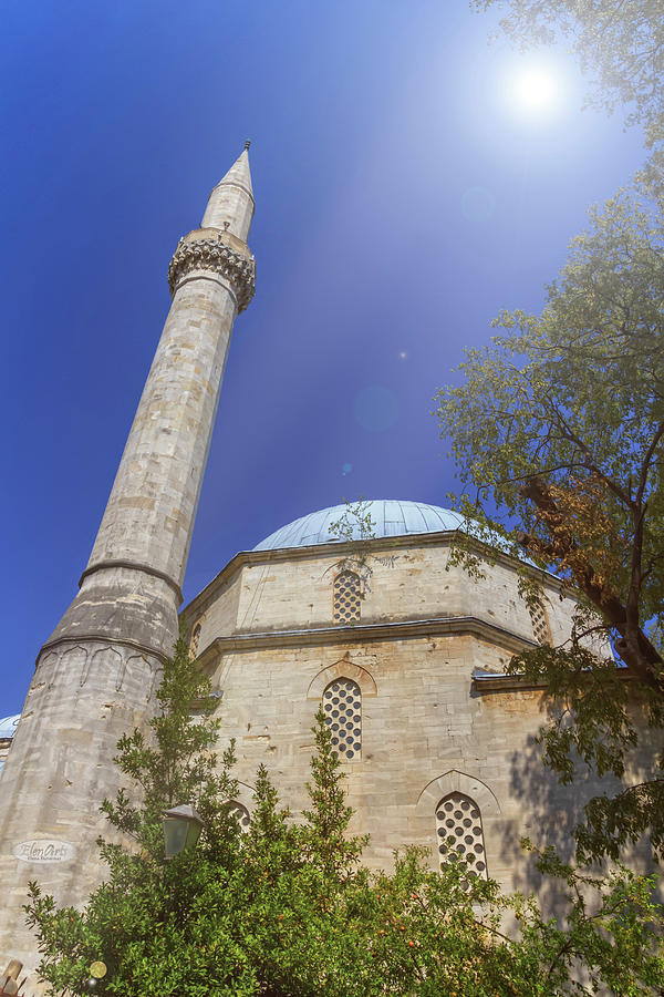 Karadoz Bey Mosque, Mostar, Bosnia and Herzegovina Photograph by Elenarts - Elena Duvernay photo