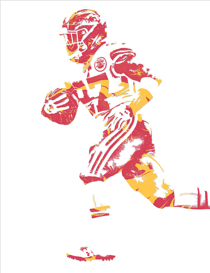 Kareem Hunt KANSAS CITY CHIEFS PIXEL ART 1 Mixed Media by Joe Hamilton ...