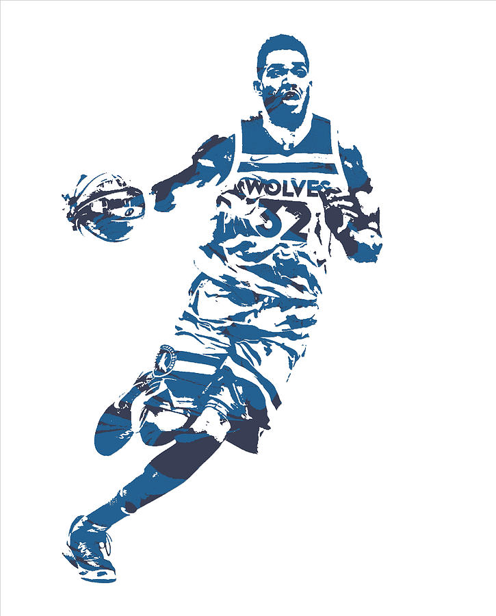 Karl Anthony Towns Minnesota Timberwolves Pixel Art 30 Mixed Media by ...